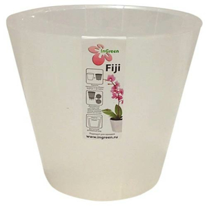 Горшок для цветов Фиджи Белый 1,6 л