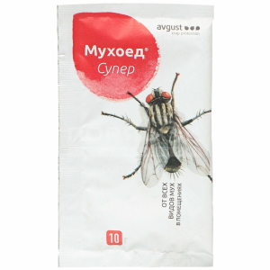 Инсектицид Мухоед Cупер, Avgust, от мух, гранулы, 10 г