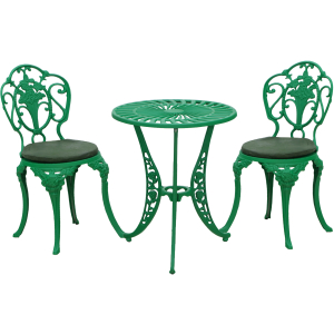Комплект мебели Lofa bistro 3 предмета зеленый