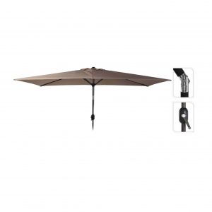 Зонт солнцезащитный Koopman furniture 150x250cm серо-коричневый