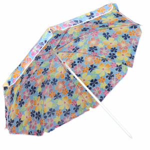 Зонт пляжный 200 см, с наклоном, Цветочки, AI-LG07