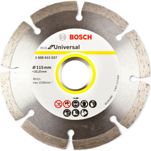 Диск алмазный универсальный Bosch ECO for Universal 115х22.2мм (027)
