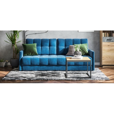 Диван BOSS 2.0 LOFT Велюр Monolit синий
