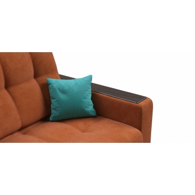 Диван BOSS 2.0 велюр Alkantara оранж