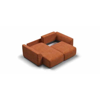 Угловой диван KING MODOOL Велюр Alkantara оранж