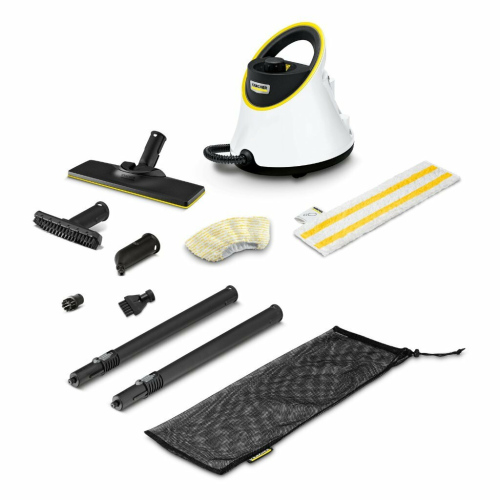 Пароочиститель Karcher, SC 2 Delux EasyFix, 1500 Вт, 1 л, 3.2 бар, белый, 1.513-400.0