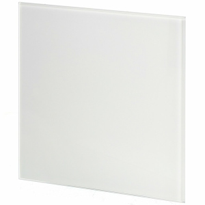 Лицевая панель для вентилятора Viento, установочный диаметр 100 мм, белая, SYSTEM+ Серия GORIZONT, GORIZONT glass 100