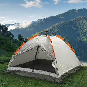Палатка 3-местная, 200х200х130 см, 1 слой, 1 комн, с москитной сеткой, Green Days, GJH021-3
