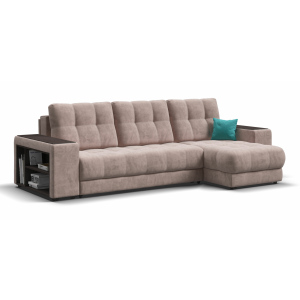 Угловой диван BOSS 3.0 XL Велюр Royal пион