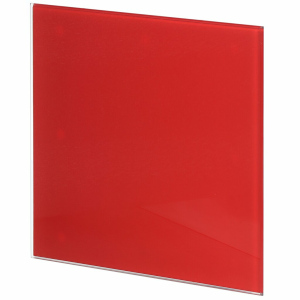 Лицевая панель для вентилятора Viento, установочный диаметр 100 мм, красная, SYSTEM+ Серия GORIZONT, GORIZONT glass 100red