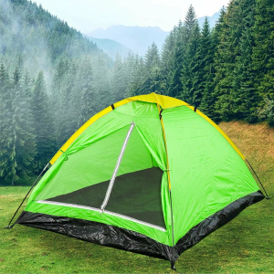 Палатка 3-местная, 200х140х100 см, 1 слой, 1 комн, с москитной сеткой, 1 вентиляционное окно, Green Days, YTCT008-3