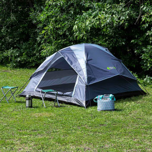 Палатка 4-местная, 240х210х130 см, 2 слоя, 1 комн, с москитной сеткой, 1 вентиляционное окно, Green Days, GJH016