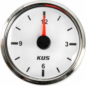 Часы кварцевые, аналоговый белый циферблат, нержавеющий ободок, д. 52 мм JMV00263_KY09100_sale