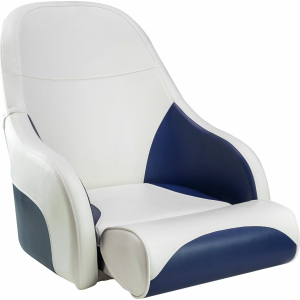 Кресло с болстером Ocean Flip Up, обивка белый/синий винил (упаковка из 2 шт.) 13127-MR_pkg_2