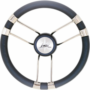 Рулевое колесо NESEA обод черный, спицы серебряные VN123522-01
