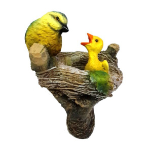 Фигура садовая Навесное гнездо с птенцами Тпк полиформ