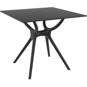 Стол квадратный Siesta Contract Air Table чёрный 76х76х74 см
