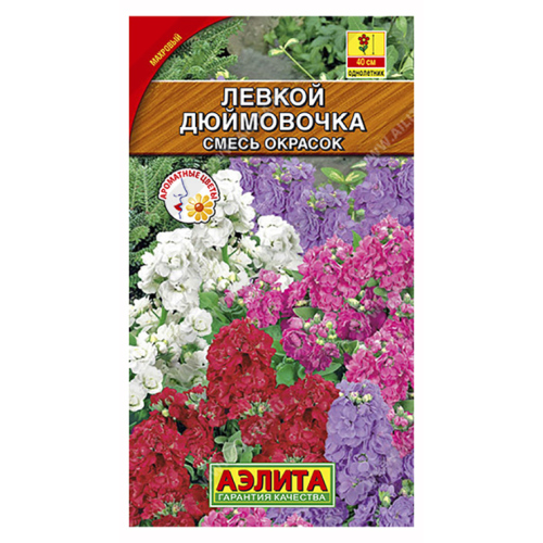 Левкой "Аэлита" Дюймовочка смесь окрасок 0,1г