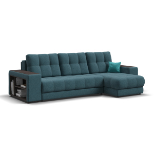 Угловой диван BOSS 3.0 XL Рогожка Vento бирюза
