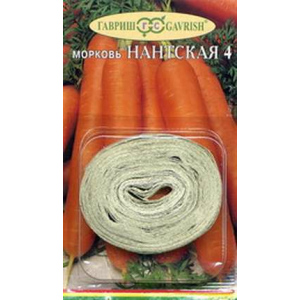 Морковь "Гавриш" Нантская-4 на ленте 8м