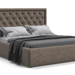 Кровать Босс Классик 160*200 Про велюр Royal тауп NEW