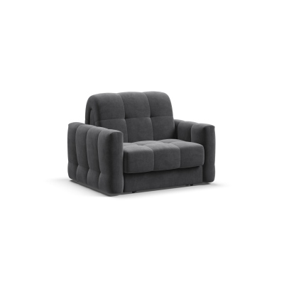 Кресло-кровать BOSS Sleep велюр Monolit серый