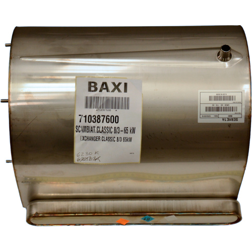 Основной теплообменник Baxi CLASSIC 8/3-65 Kw (710387600)