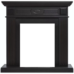 Классический портал для камина Firelight Bianco Classic черная эмаль