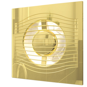 Вытяжка для ванной диаметр 100 мм DiCiTi SLIM 4C Gold