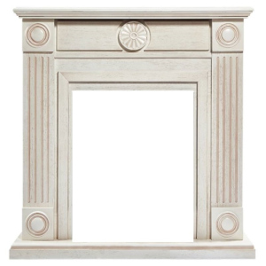 Классический портал для камина Firelight Frame Classic шпон белёный дуб