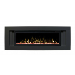 Электрокамин с широким очагом 3D Real-Flame Stockholm 50 BLM-P998/BLM-P918 с очагом Saphir 50