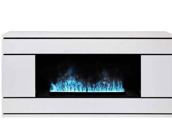 Электрокамин с широким очагом 3D Real-Flame VEGA CST1000 WT с очагом 3D CASSETTE 1000 LED RGB Электрокамин с широким очагом 3D Real-Flame VEGA CST1000 WT с очагом 3D CASSETTE 1000 LED RGB