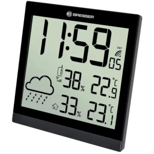 Цифровая метеостанция Bresser ClimaTemp JC LCD черная