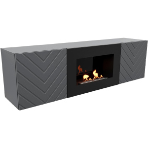 Напольный биокамин Firelight BFP/P-1400V графит