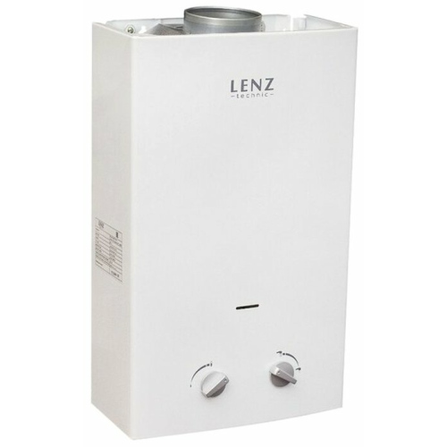 Газовый проточный водонагреватель Lenz Technic 10L WHITE