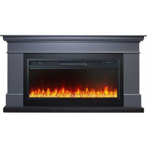 Линейный электрокамин  Royal Flame California Graphite Grey (серый графит) с очагом Vision 42 LED