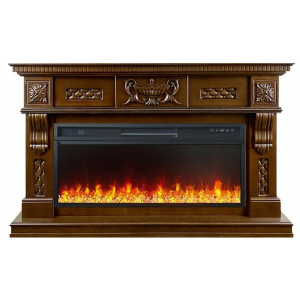 Линейный электрокамин  Royal Flame Corsica (темный дуб) с очагом Vision 42 LED