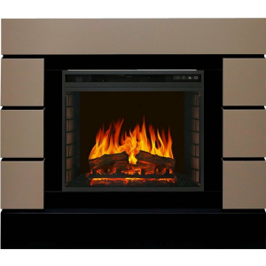 Электрокамин с классическим очагом 2D  Royal Flame Lindos Beige Grey с очагом Vision 23 EF LED FX