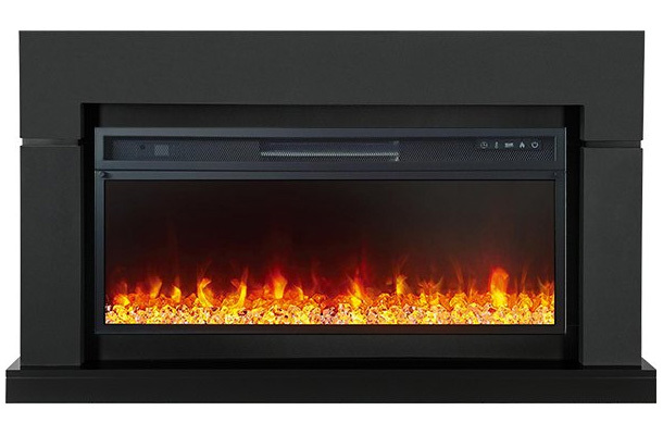 Линейный электрокамин  Royal Flame Lindos Graphite Grey (серый графит) с очагом Vision 42 LED