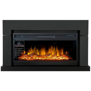 Линейный электрокамин  Royal Flame Lindos Graphite Grey (серый графит) с очагом Vision 42 LOG LED