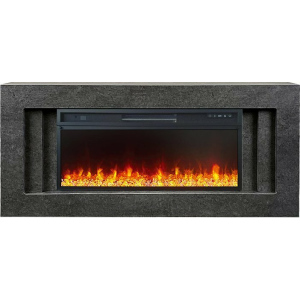Линейный электрокамин  Royal Flame Line 42 SFT Dark Grey с очагом Vision 42 LED