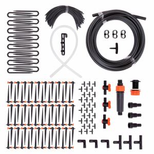 Набор для капельного полива с регулируемыми капельницами, от емкости, на 60 растений, Жук, 5974-00