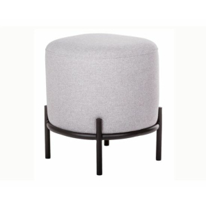 Пуф Gawaii (светло-серый, черный)