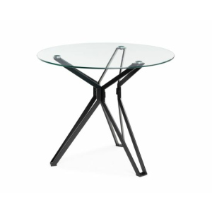 Стол стеклянный Roko 90х75 black