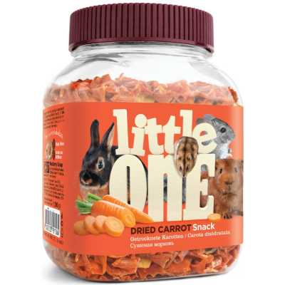 Little One Сушеная морковь для грызунов (200 г.)