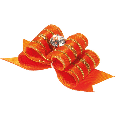 V.I.Pet 18304 бантик Ностальжи тройной объёмный (4,5 см.)