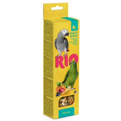 RIO палочки для попугаев (2х90 г.) (Фрукты и ягоды, 180 г.)
