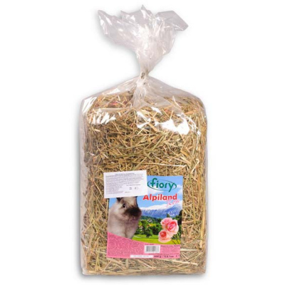 Fiory сено Alpiland Rose с розой для грызунов (500 г.)