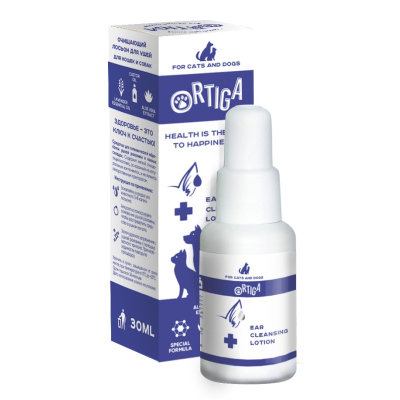 Ortiga очищающий лосьон для ушей (30 мл.)
