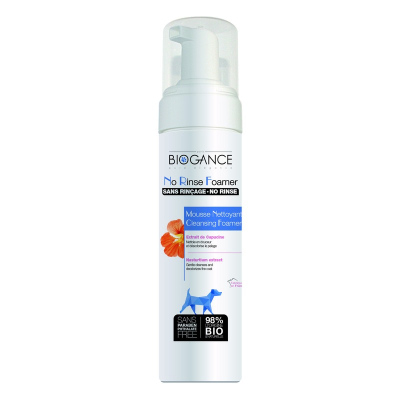 Био-пенка очищающая Biogance No Rinse Foamer для собак (эффект чистой шерсти за 1 минуту без мытья) 200